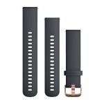 Garmin Kiirkinnitusega kellarihm, 20 mm, Sinist graniitv&auml;rvi roosakuldse lukuga