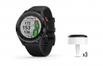 Garmin Approach S62 Nutikas k&auml;ekell ja CT10 andurikomplekt, Must