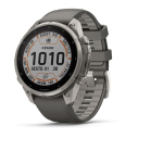 fenix 9 Pro &ndash; inReach, Solar, 47mm, Titanium with Pebble Grey Silicone Band