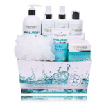 Vivaco With Hyaluronic komplekt (200 ml kreem + 200 ml geel + 200 ml toonik + 50 ml kreem + 100 ml kreem + k&auml;sn + kindad) - 1 tk.