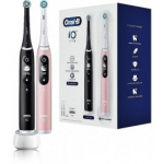 Oral-B iO6 Series Duo elektrilise hambaharja komplekt (1 tk must + 1 tk roosa) - 1 tk.