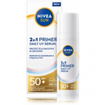 Nivea Daily UV Serum 2in1 Primer SPF 50+ n&auml;oseerum p&auml;ikesekaitsega - 30 ml.