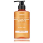 Kundal Beer Yeast Scalp Shampoo Herb Mint &scaron;ampoon peanahale ja juustele - 500 ml.