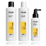 Nioxin System 1 XXL komplekt h&otilde;renevatele juustele (300 ml. &scaron;ampoon + 300 ml. palsam + 100 ml. eritoode) - 1 tk.