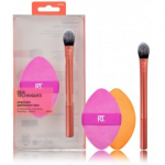 Real Techniques Precision Perfection Duo meigitarvikute komplekt (pintsel + k&auml;sn) - 1 tk.