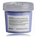 Davines LOVE Smoothing Instant Mask kiirelt siluva toimega juuksemask kahustele ja karedatele juustele - 250 ml.