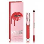 Kylie Jenner Cosmetics Matte Liquid Lipstick & Lip Liner huulepulgakomplekt (vedel huulepulk 3 ml + huulepliiats 1,1 g) - 503 Bad Lil Thing