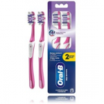Oral-B Pro-3D White Whitening Clean Medium Toothbrush keskmise k&otilde;vadusega hambahari - 2 tk.