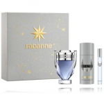 Paco Rabanne Invictus komplekt meestele (100 ml EDT + 10 ml EDT + 150 ml deodorant sprei) - 1 tk.