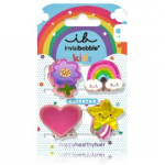 Invisibobble Happy World laste juukseklambrid - 4 tk.
