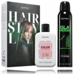 Kemon Color Set juuksekomplekt (250 ml &scaron;ampoon v&auml;rvitud juustele + 250 ml l&auml;ikelakk) - 1 tk.