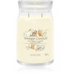 Yankee Candle Signature Collection Soft Wool & Amber l&otilde;hnak&uuml;&uuml;nal - 567 g.