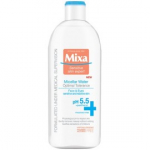 Mixa Cleansing Micellar Water mitsellaarvesi tundlikule ja &auml;rritunud nahale - 400 ml.