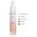 Gosh Dewy Foundation Drops vedel jumestuskreem -  002 Porcelai