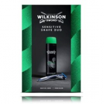 Wilkinson Sword Sensitive Shave Duo komplekt meestele (200 ml raseerimisgeel + 1 raseerija) - 1 tk.