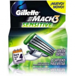 Gillette Mach3 Sensitive raseerija vahetusterad - 4 tk.