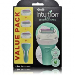 Wilkinson Sword Intuition Sensitive Care raseerija naistele seebiga + 5 vahetatavat tera - 5 tk.