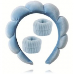 Ecarla Microfiber Headbands and Wristbands peav&otilde;ru ja k&auml;epaelte komplekt - Blue O536N