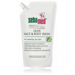 Sebamed Olive Face & Body Wash seebivaba n&auml;o- ja kehapesuvahend tundlikule ja kuivale nahale - 400 ml. Papildymas