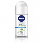 Nivea Pure & Natural Jasmine Roll-On Deodorant rulldeodorant naistele - 50 ml.