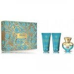 Versace Pour Femme Dylan Turquoise komplekt naistele (50 ml EDT + 50 ml du&scaron;igeel + 50 ml kehakreem)
