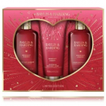 Baylis & Harding Midnight Cherry Limited Edition Pamper Trio kehakomplekt (300 ml vannivaht + 200 ml kreem + 300 ml du&scaron;igeel) - 1 tk.