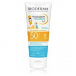 Bioderma Photoderm Pediatrics Lait SPF 50+ veekindel p&auml;ikesekaitsekreem lastele - 100 ml.