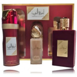 Asdaaf Ameerat Al Arab komplekt naistele (100 ml EDP + 200 ml pihustatav deodorant + 50 ml juukseparf&uuml;&uuml;m) - Komplekt