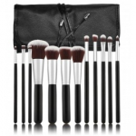 Mimo Tools for Beauty Makeup Brush Kabuki meigipintslite komplekt - Black 12 pcs.