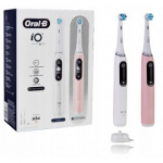 Oral-B iO6 Series Duo elektrilise hambaharja komplekt (1tk valge + 1tk roosa) - 1 tk.