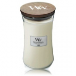 WoodWick Linen l&otilde;hnak&uuml;&uuml;nal - 609,5 g.