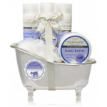 Vivaco Goat's Milk komplekt (losjoon 200 ml + kreem 250 ml + du&scaron;igeel 200 ml + &scaron;ampoon 250 ml + huulepalsam 25 g + svamm) - 1 tk.