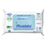 Mustela Cleansing Water Wipe niisked salvr&auml;tikud lastele - 60 tk.