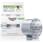 Eucerin Hyaluron-Filler+3x Effect SPF15 p&auml;evakreem kuivale nahale - 50 ml. t&auml;ide