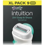 Wilkinson Sword Intuition Sensitive Care raseerija - 9 vnt.