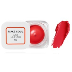 Make Soul Artist Lip & Cheek toode huultele ja p&otilde;skedele - 02 Vivid Candy Red