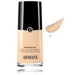 Giorgio Armani Luminous Silk Foundation valgustpeegeldav vedel jumestuskreem - 1 Fair Cool Peach