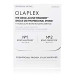 Olaplex The Stand-Alone Treatment tugevdav komplekt kahjustatud juustele (juuseseerum + tugevdav emulsioon) - Komplekt