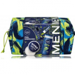 Nivea Feel Energized Gift Set komplekt meestele (du&scaron;igeel + huulepalsam + kreem + kosmeetikakott + rullantiperspirant) - 1 tk.