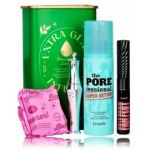 Benefit Extra Glam Infused n&auml;okomplekt (sprei 150 ml + ripsmetu&scaron;&scaron; 8,5 g + kulmugeel 7 ml +kirgastaja-p&auml;ikesepuuder 2,5 g) - 1 tk.
