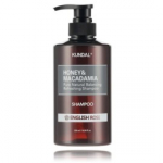 Kundal Honey & Macadamia Shampoo English Rose&scaron;ampoon k&otilde;ikidele juukset&uuml;&uuml;pidele - 500 ml.
