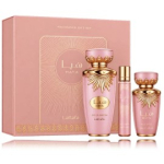 Lattafa Haya komplekt naistele (100 ml EDP + 12 ml EDP + 50 ml juukseparf&uuml;&uuml;m) - Komplekt