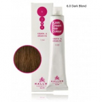 Kallos KJMN Cream Hair Color Keratin & Argan Oil kreemjuuksev&auml;rv - 6.0 Dark Blond