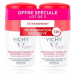 Vichy Intensive Antiperspirant 72H h&uuml;poallergeenne rull-antiperspirant meestele ja naistele - 2 x 50 ml.