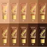 NYX Buttermelt Glaze Soft Glow Skin Tint SPF30 makiažo pagrindas - 09 Hazelnut Butta