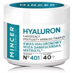Mincer Pharma Hyaluron Soothing Face Cream 40+ No.401 pool&otilde;line rahustav n&auml;okreem - 50 ml.