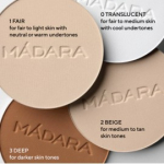 M&aacute;dara Soft Silk Mineral Powder kompaktpuuder - 02 Beige