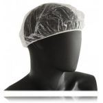 Artykuły Jednorazowe Disposabe Transparent Pleated Cap &uuml;hekordselt kasutatavad l&auml;bipaistvad kosmeetilised m&uuml;tsid - 100 vnt.