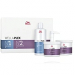 Wella Professional WellaPlex komplekt juustele (500 ml juuksev&auml;rv + 2 x 500 ml stabilisaator/mask) - Komplekt