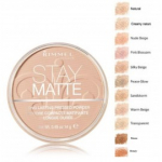 Rimmel Stay Matte kompaktpuuder 14 g - 009 Amber
